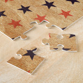 Puzzle Étoiles vintages : Texture papier ancienne (Côté)