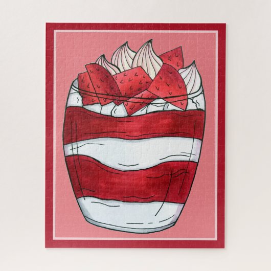 Puzzle Eton Mess Strawberry Meringue Royaume-Uni (Vertical)