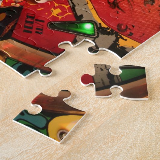 Puzzle étranger de flipper de tisonnier (Côté)