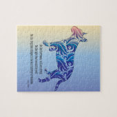 Puzzle Être comme ouragan et tigre BULL TERRIER art (Horizontal)