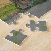 Puzzle Étreinte de Radha et de Krishna dans un verger de (Côté)