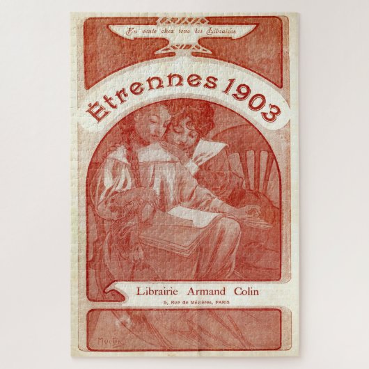 Puzzle Étrennes (1903) – Alphonse Mucha (Vertical)