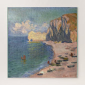 Puzzle Étretat, La Plage et la Falaise d’Amont, Monet (Vertical)