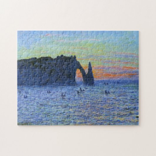 Puzzle Etretat Needle & Porte d'Aval Monet Art (Horizontal)