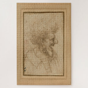 Puzzle Étude de caricature de la Renaissance par Léonard