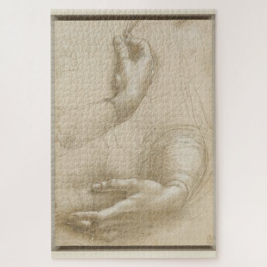 Puzzle Étude de la main d'une femme - Leonardo da Vinci ( (Vertical)