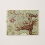 Puzzle Étude de Libyan Sibyl par Michelangelo (Horizontal)