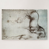 Puzzle Études de chevaux – Léonard de Vinci (1490) (Horizontal)