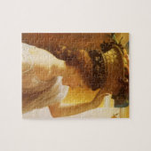 Puzzle Eucharis - Fille avec un panier de fruits de Leigh (Horizontal)