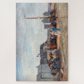 Puzzle Eugene Boudin - Temps de baignade à Trouville (Vertical)