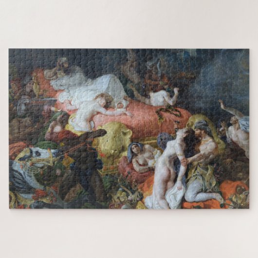 Puzzle Eugène Delacroix - La Mort de Sardanapale (Horizontal)