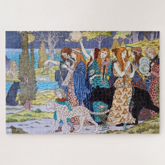 Puzzle Eugene Grasset - Panneau décoratif Harmony (Horizontal)