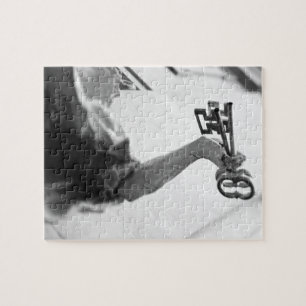 Puzzle Europe, Autriche, Salzbourg. Statue avec clés