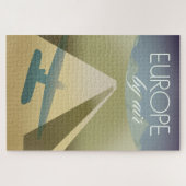 Puzzle Europe By Air Magnet (Horizontal)