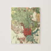 Puzzle Europe Carte Pays Antique Mondiale (Vertical)