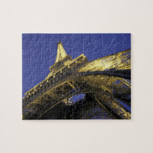 Puzzle Europe, France, Paris, tour Eiffel, soirée 2