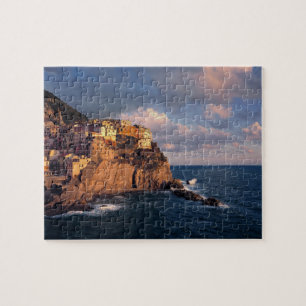 Puzzle Europe, Italie, Manarola. Les maisons nichées dans