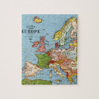 Puzzle Europe vintage Carte générale du XXe siècle