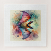 Puzzle European serotine bat 131024AREF133 - Watercolor (Horizontal)