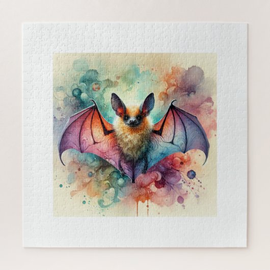 Puzzle European serotine bat 131024AREF133 - Watercolor (Vertical)