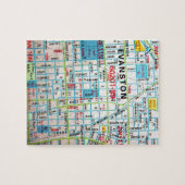 Puzzle EVANSTON, carte de cru de l'IL (Horizontal)