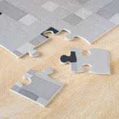 Puzzle Evaporation Pixel noir et blanc Portrait d'art (Côté)