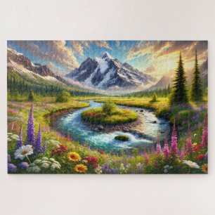 Puzzle Évasion montagneuse éthérée - La symphonie de la n