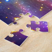 Puzzle Événement chaotique de violet cosmique en Univers (Côté)