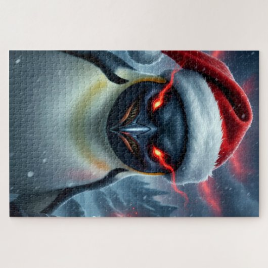 Puzzle Evil Christmas Penguin (Horizontal)