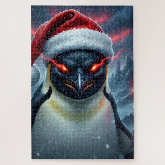 Puzzle Evil Christmas Penguin (Vertical)