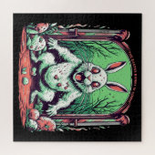 Puzzle Evil Easter Bunny Horreur (Horizontal)