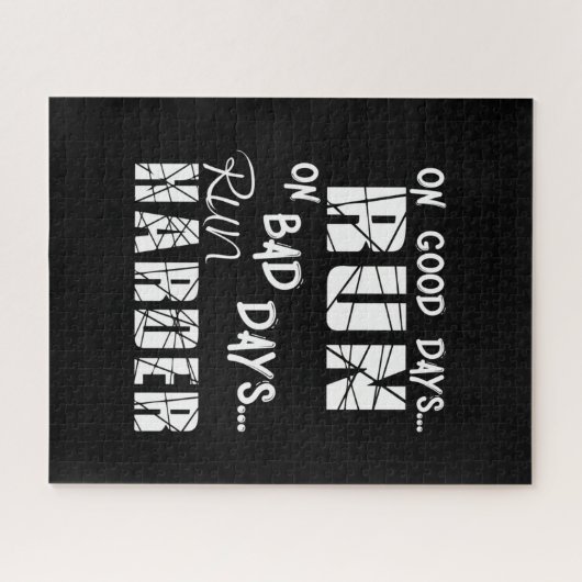 Puzzle Exécuter les bons jours Exécuter - les mauvais jou (Horizontal)