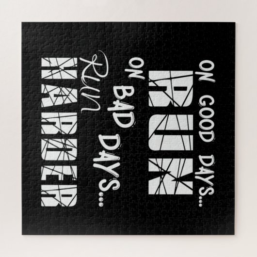 Puzzle Exécuter les bons jours Exécuter - les mauvais jou (Horizontal)