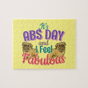 Puzzle Exercice Abs Day Core - Amoureux des chiens Carlin