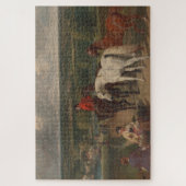 Puzzle Exercice des chevaux royaux (art équin) (Vertical)
