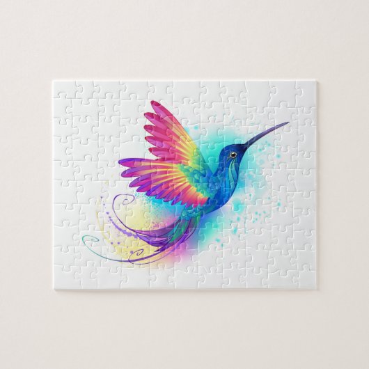 Puzzle Exotic Rainbow Hummingbird (Horizontal)