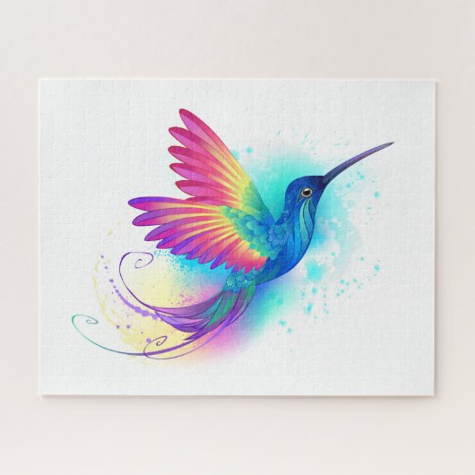Puzzle Exotic Rainbow Hummingbird (Horizontal)