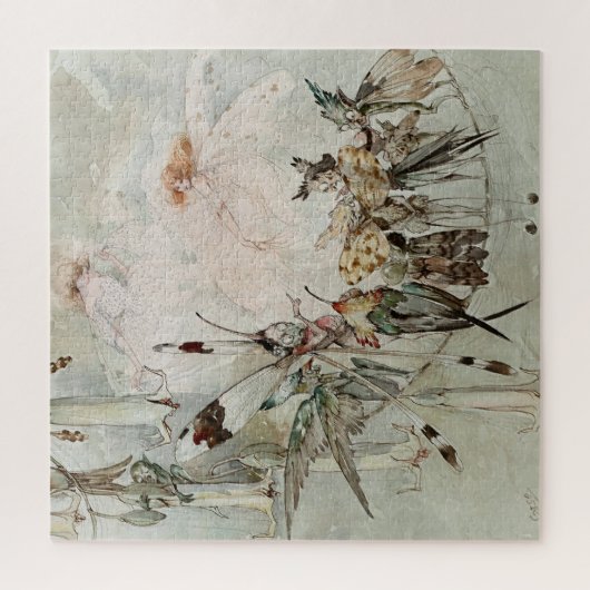 Puzzle “Exotics at Play” by A Duncan Carse (Vertical)