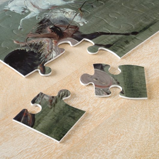 Puzzle Exploits de Comanche de l'équitation martiale, (Côté)