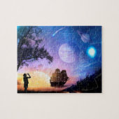 Puzzle Exploration spatiale Oeuvre d'art Voyager (Horizontal)