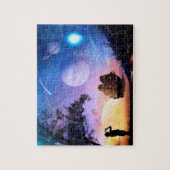Puzzle Exploration spatiale Oeuvre d'art Voyager (Vertical)