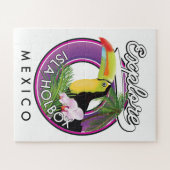 Puzzle explorer Isla Holbox plage mexique voyage patch (Horizontal)