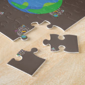 Puzzle Explorer Le Monde Personnaliser Le Nom (Côté)
