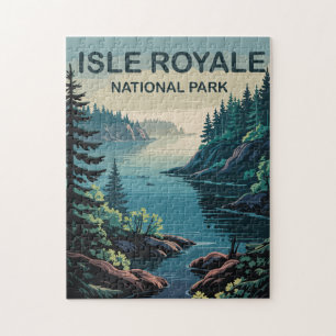 Puzzle Explorez Isle Royale Le paradis éloigné du Michiga