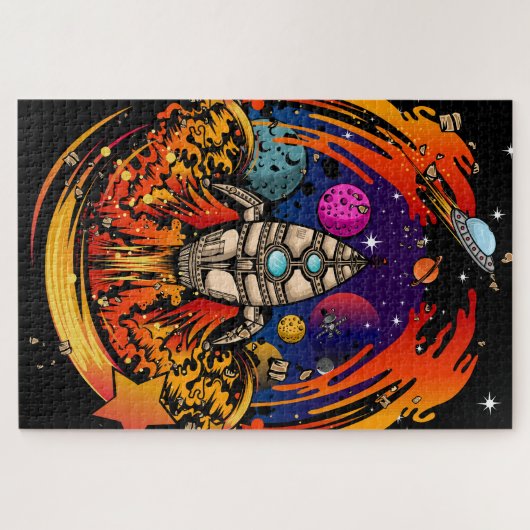 Puzzle Exploser le vaisseau spatial (Horizontal)