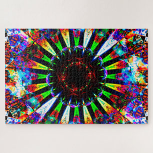 Puzzle Explosion abstraite