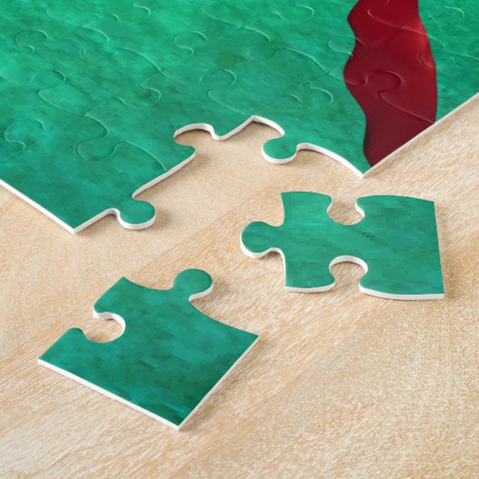 Puzzle Explosion d'encre en couleur gras (Côté)