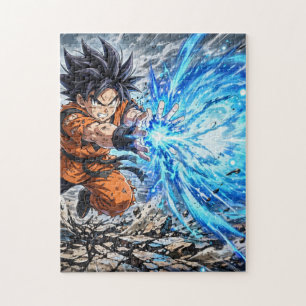 Puzzle Explosion d'énergie Guerrier d'anime