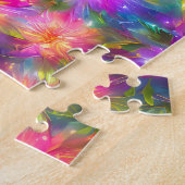 Puzzle Explosion florale Abstraite (Côté)