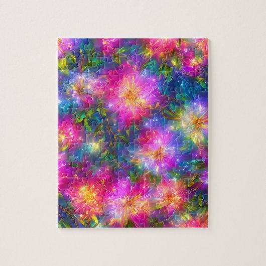 Puzzle Explosion florale Abstraite (Vertical)
